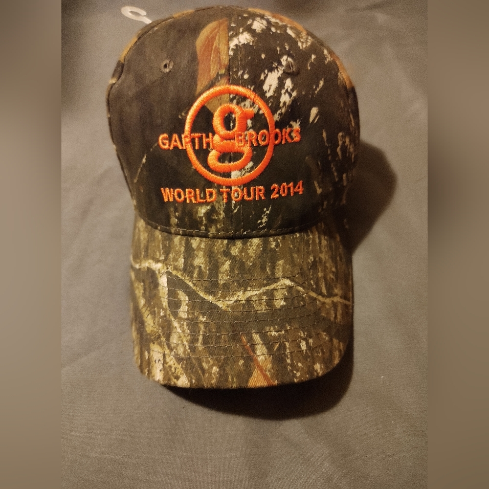 Garth Brooks Stadium Tour Hat Camo Camouflage Trucker Snapback baseball Cap